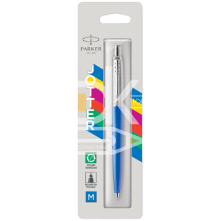 Ручка шариковая Parker "Jotter Blue CT" синяя, 1,0мм, кнопочн., подар. уп.