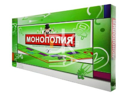 Игра настольная " Монополия " картонная упаковка 34*25,5*3см, от 8 лет