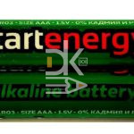 Батарейка StartEnergy AAA (LR03) алкалиновая, 4SHR, 1,5V  1/96