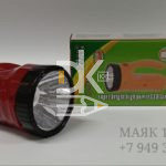 Фонарь ручной пластик. аккумуляторн. YJ-2833, USB-шнур, боковая панель, ручка