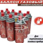Газ Sibiar универсальный всесезонный 220г в металлическом баллоне