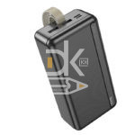 Пауэр банк Hoco J91B 30000мА-ч, USB-C + Micro-USB вход, два выхода USB 5V / 2.1A, LED индикатор