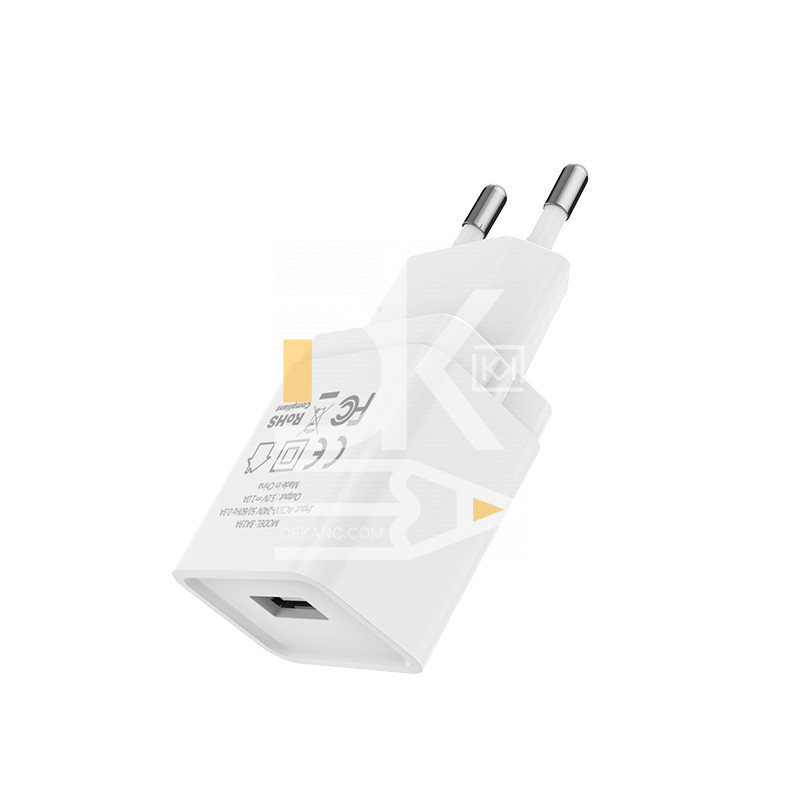 Сетевое зарядное устройство Borofone A19A, USB-A (1 порт), 5V, 2,1A Сетевое зарядное устройство Borofone A19A, USB-A (1 порт), 5V, 2,1A