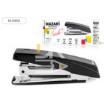 Степлер №10 Mazari "Bestseller" до 12л., пластиковый корпус, черный, с антистеплером