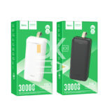 Пауэр банк Hoco J111B 30000мА-ч, USB-C + Micro-USB вход, два выхода USB 5V / 2.1A, LED индикатор