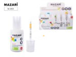 Корректирующая жидкость Mazari MILKY, 20мл, хим. основа, с кистью, морозоустойчивая