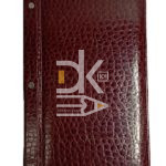 Папка "Меню" VSP, А4, 10 файлов, ЛЮКС винилискожа (кроко), болт переплетный, цвета бордо