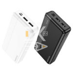 Пауэр банк Borofone BJ24A 20000мА-ч, USB-C + Micro-USB вход, два выхода USB 5V / 2.1A, LED индикатор