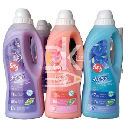 Универсальный кондиционер для белья Dew "Aroma", парфюмированный, 1,0л, в ассортименте