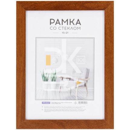 Рамка МДФ 15*21см, OfficeSpace "Expo", итальянский орех