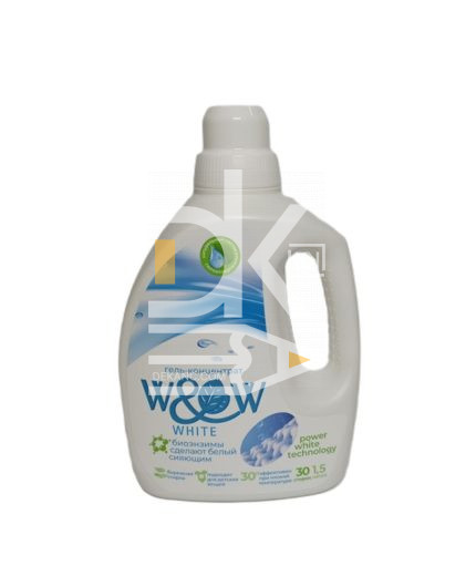 Гель-концентрат для белого белья W&W 1,5л (30 стирок)