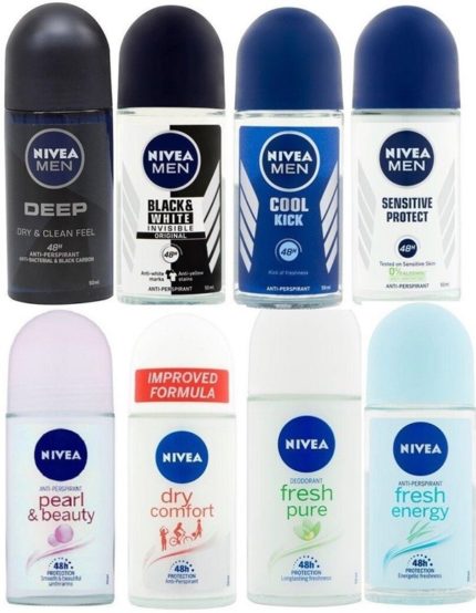 Дезодорант антиперспирант роллер Nivea, 50мл, ассорти