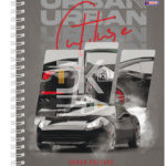 Тетрадь 96л., клетка на гребне Asmar "Urban"  1/6
