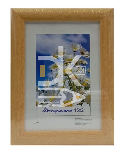 Рамка пластиковая 15*21см, Декор 27.21594, пластик, стекло