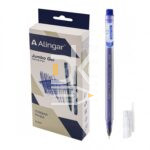 Ручка гелевая Alingar "Jumbo Gel" синяя, 0,5мм, нгольчатый стержень, 1/12