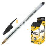Ручка шариковая BIC "Cristal Original" medium черная, 1,0мм