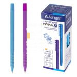 Ручка шариковая Alingar "AL8647" синяя, 0,7мм, цветной пластиковый корпус  1/24