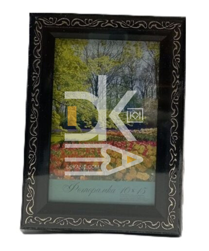 Рамка пластиковая 10*15см, Декор  23.29, пластик, стекло