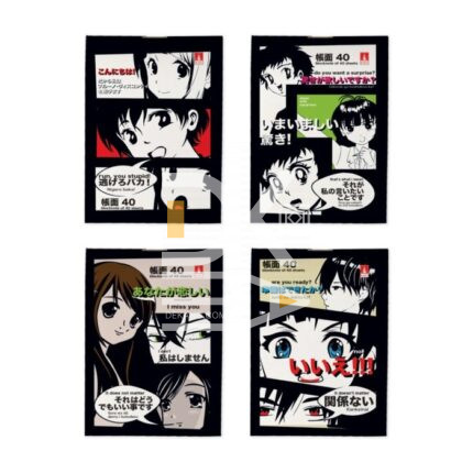 Блокнот, А7, 40л., обл. мягкая, на скрепке, Альт "MANGA ANIME"