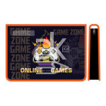 Папка для труда Пчелка А4, 1 отд., на молнии, сверху "Game zone"