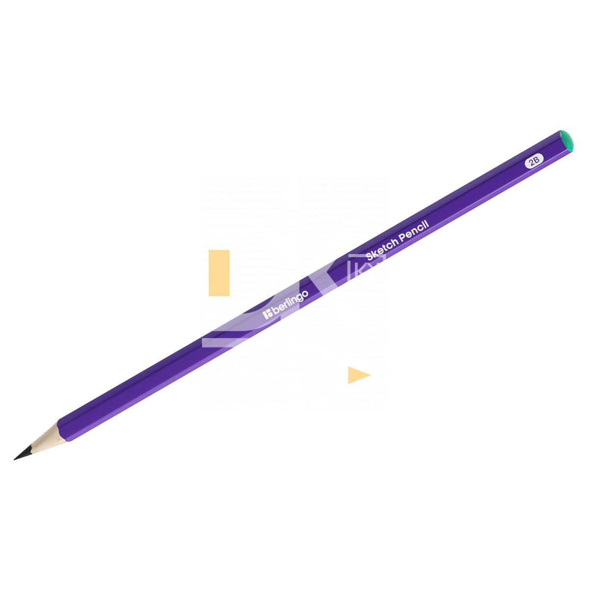 Карандаш ч/г Berlingo "Sketch Pencil" 2B, заточен., шестигранный