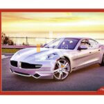 Пазл 1000 эл. Рыжий кот "СЕРЕБРИСТОЕ АВТО"