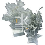 Электрическая гирлянда "Звезда" (бахрома) 3,0м, желтая, PAL-36/50 карт. кор.