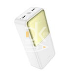 Пауэрбанк Hoco J136B 30000мА-ч, USB-C + Micro-USB вход, выход- USB 5V / 2.1A, LED индикатор