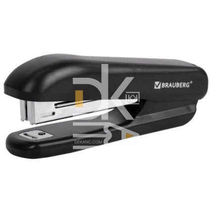 Степлер №10 Brauberg "SX-19" до 12л., пластиковый корпус, черный