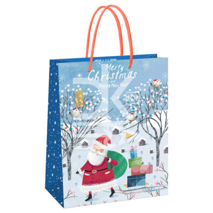 Пакет подарочный 26*32*12см MESHU "Christmas", матовая ламинация