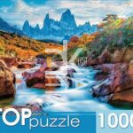 Пазл 1000 эл. Рыжий кот "Гора-Фицрой, Аргентина" TOP 685*485мм