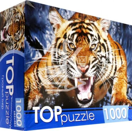 Пазл 1000 эл. Рыжий кот "Грозный тигр" TOP 685*485мм