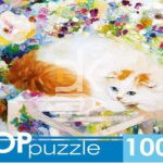 Пазл 1000 эл. Рыжий кот "Г. Котинова. В летнем саду" TOP 685*485мм