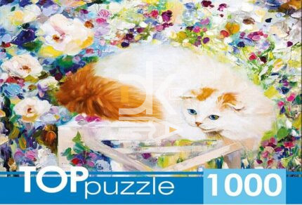 Пазл 1000 эл. Рыжий кот "Г. Котинова. В летнем саду" TOP 685*485мм