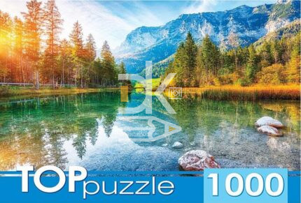 Пазл 1000 эл. Рыжий кот "Германия. Озеро Хинтерзее" TOP 685*485мм
