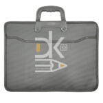 Портфель пластиковый 2отд. KWELT, К-32589 А4+, черный, внешний карман, расширение 7см