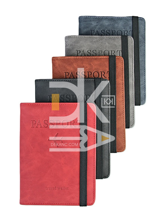 Обложка для паспорта экокожа "Travel wallet 1999-01/1871/1999" 135*190мм, на резинке, ассорти Обложка для паспорта экокожа "Travel wallet 1999-01/1871/1999" 135*190мм, на резинке, ассорти