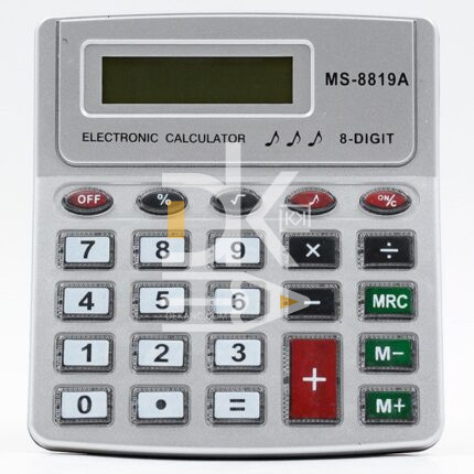 Калькулятор настольный MS-8819A, 8 разр., 125*115*30мм, прозрачн. клавиши