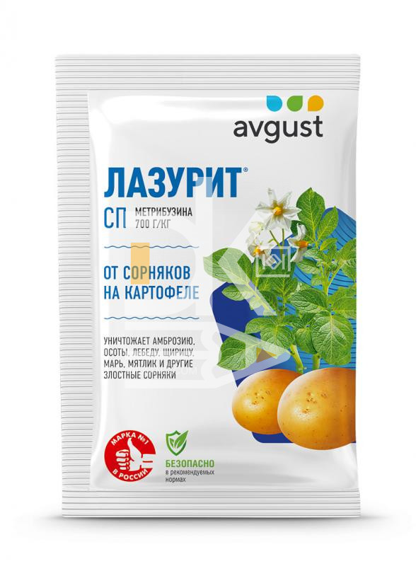 Гербицид от однолетних двудольных и злаковых сорняков ЛАЗУРИТ 10г Август (100) Гербицид от однолетних двудольных и злаковых сорняков ЛАЗУРИТ 10г Август (100)