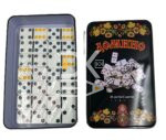 Игра Домино в под.мет.кор..28 костей арт.5010FR-H (1/24наб.)