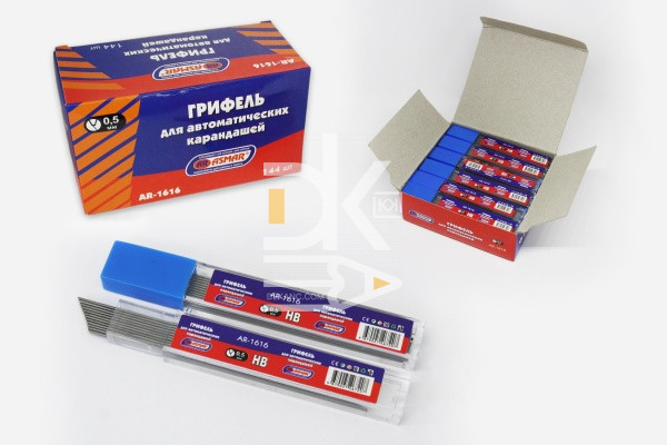 Грифели для механических карандашей Asmar 0,5мм, HB, 12шт. 1/24 Грифели для механических карандашей Asmar 0,5мм, HB, 12шт. 1/24