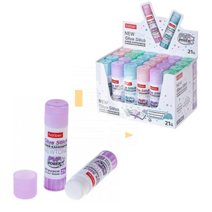 Клей карандаш Hatber NEWtone  21г, дисплей, GS_067213  1/24
