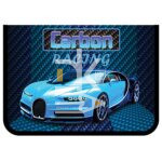 Папка для труда Пчелка А4, 1 отд., на молнии вокруг, "Carbon Racing"
