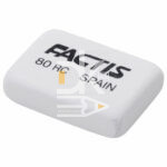 Ластик FACTIS "80 RC", 28х20х7 мм, белый, прямоугольный, CNF80RC