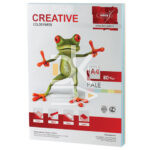 Бумага CREATIVE color (Креатив) "микс пастель" А4, 80г/м2, 250л. (5 цветов), БПpr-250r
