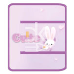 Папка для труда Пчелка А4, 1 отд., на молнии вокруг, "Cute rabbit"