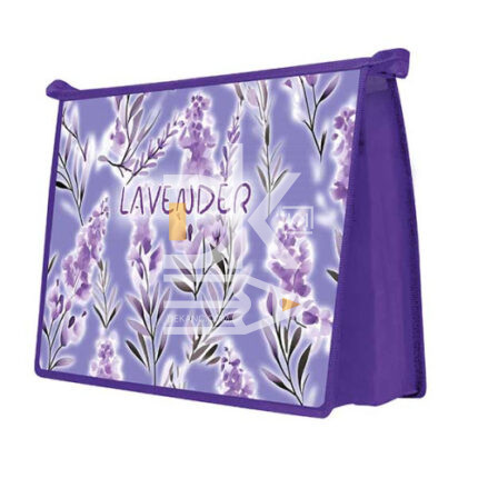 Папка для тетрадей Пчелка А4, 1 отд., на молнии сверху, "Lavender"