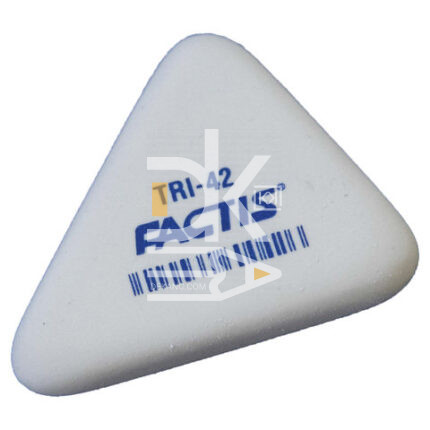 Ластик Factis "TRI 42", треугольный, мягкий, 45х35х8 мм,  1/24