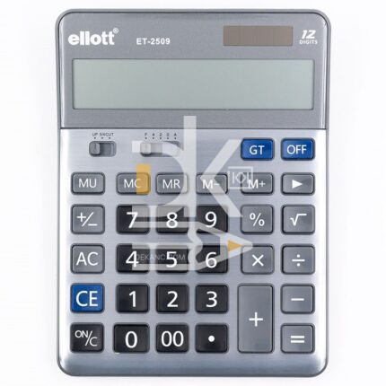 Калькулятор настольный ELLOTT ET-2509, 12 разр., двойное питание, 160*210*35мм