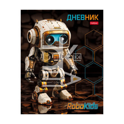 Дневник Hatber, твердая обложка, 40л., 1-11кл., Робо глянц. ламин.